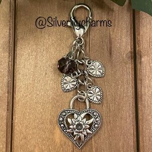 Heart Purse Charm / Keychain